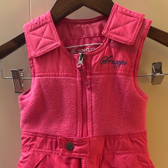 Snozu Kids Pink Snowsuit Overalls 2T - Picture 4 of 6